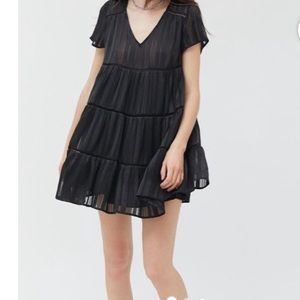 Urban Outfitters Black Babydoll Dress